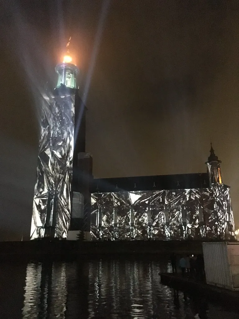 Nobel Week Lights in Stockholm light festival