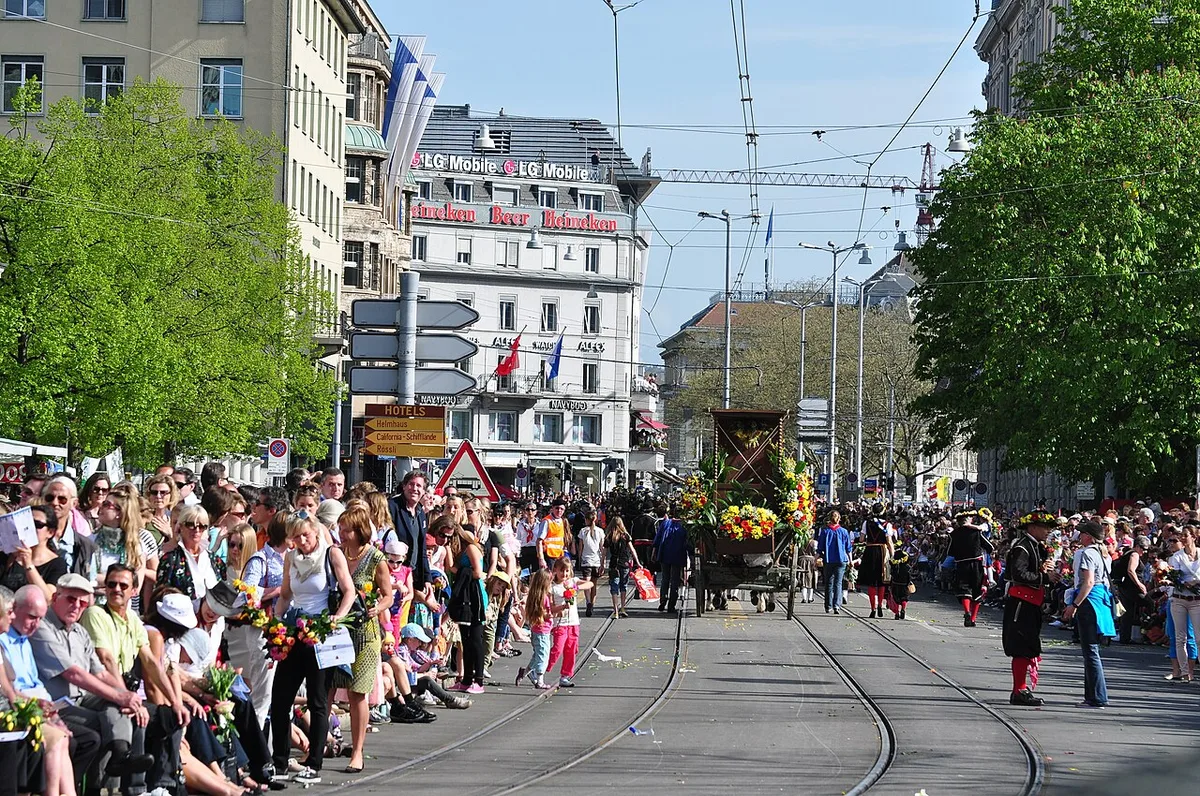 Zurich Street Parade techno festival 2